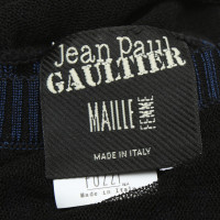 Jean Paul Gaultier Kleid in Schwarz und Blau