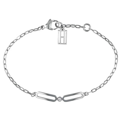 Tommy Hilfiger Bracelet/Wristband Silvered in Silvery