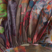 Etro Seidenkleid mit floralem Muster