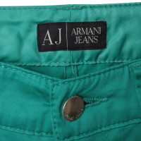 Armani Jeans Pantalon en turquoise