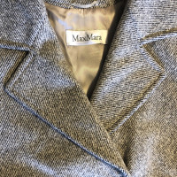 Max Mara Jacket/Coat Wool in Grey