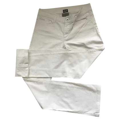D&G Jeans aus Jeansstoff in Weiß