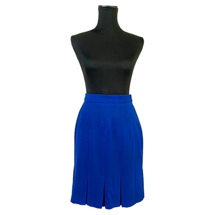 Escada Skirt Wool in Blue