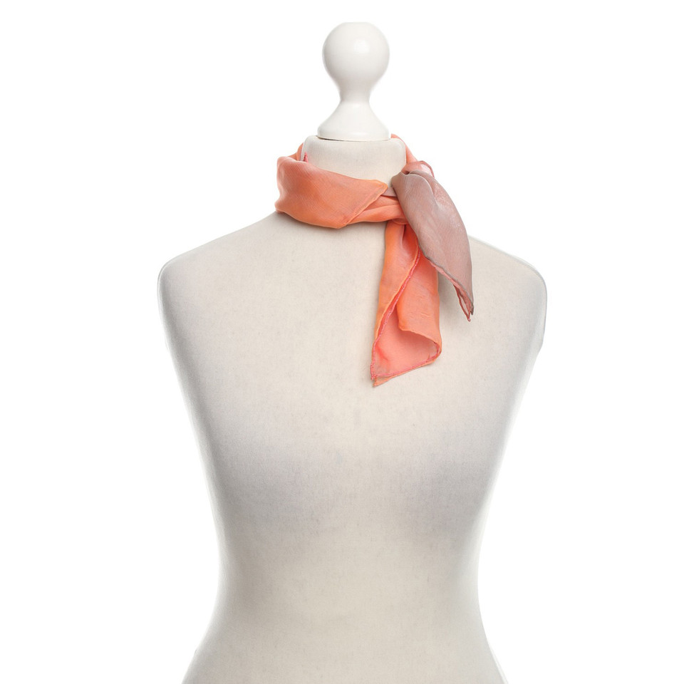Loewe silk carré scarf in Apricot