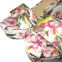 Dolce & Gabbana Oleandro floral brocade sandal