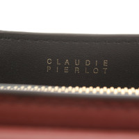 Claudie Pierlot Handtasche aus Leder in Bordeaux