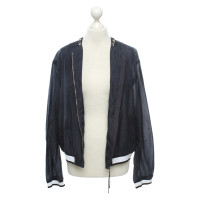 Dorothee Schumacher Jacket/Coat Silk in Blue