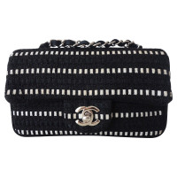 Chanel Classic Flap Bag New Mini Canvas in Black