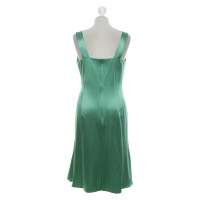 Jil Sander Robe en soie en vert