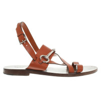 Gucci Leather sandals in brown