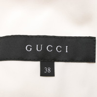 Gucci Blazer in Seta in Crema
