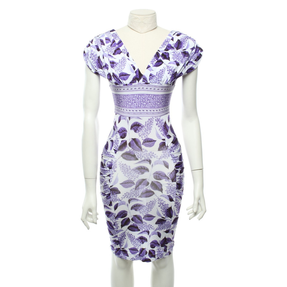 Just Cavalli Dress in purple / white
