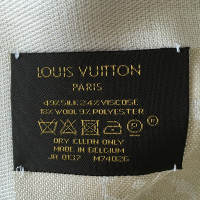 Louis Vuitton Sciarpa in Seta in Beige