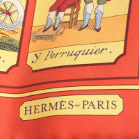 Hermès Seidentuch mit graphischem Print