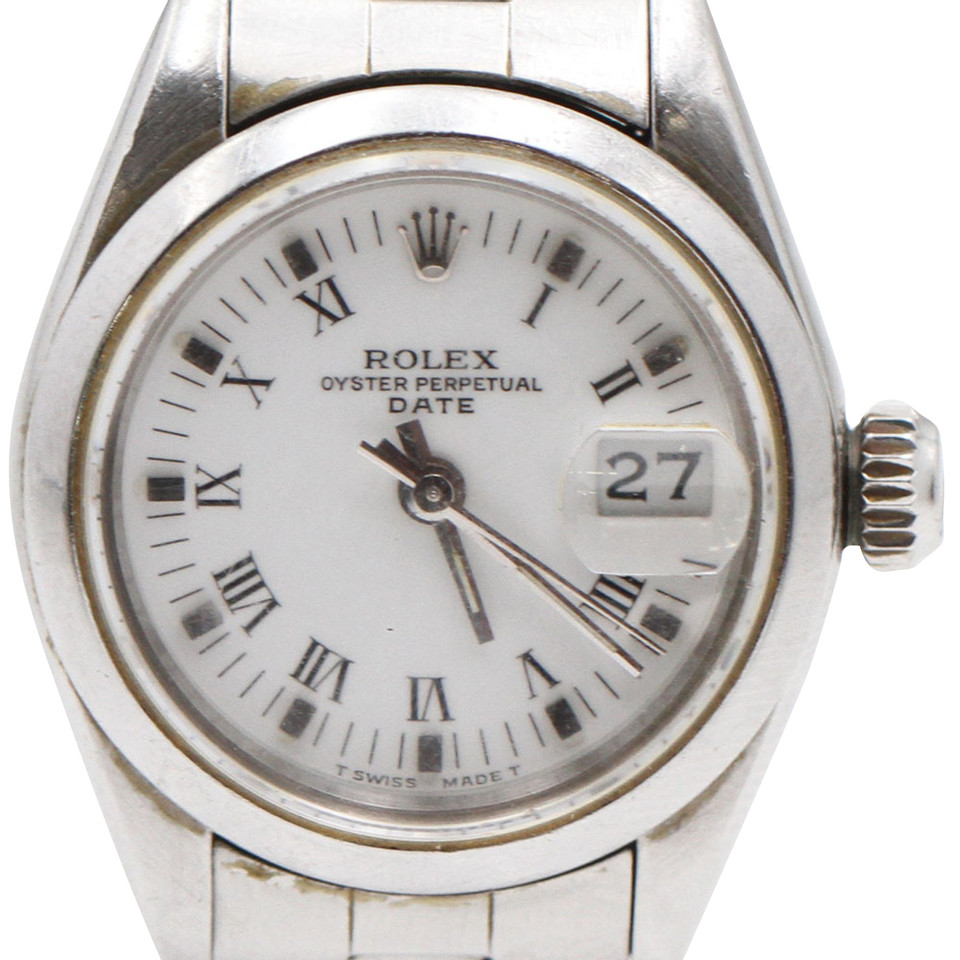 Rolex Oyster Perpetual Lady aus Stahl in Silbern