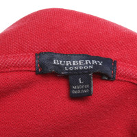 Burberry Top Cotton in Red