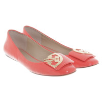 Tory Burch Ballerinas in Korallrot