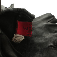 Valentino Garavani Handschoenen Leer in Zwart