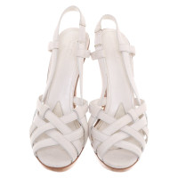 Jil Sander Leren sandalen