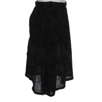 Issey Miyake skirt in dark gray / black