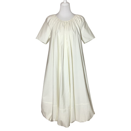 Jil Sander Dress Cotton in Cream