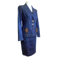 Luisa Spagnoli Suit Cotton in Blue