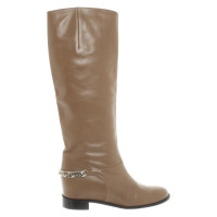 Christian Louboutin Stiefel aus Leder in Taupe