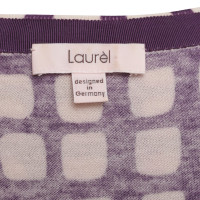 Laurèl Twin-Set in Violett/Beige