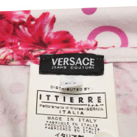 Versace T-shirt con stampa floreale