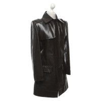 Versace Jacket/Coat Cotton in Brown