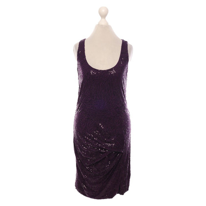 Velvet Kleid aus Viskose in Violett