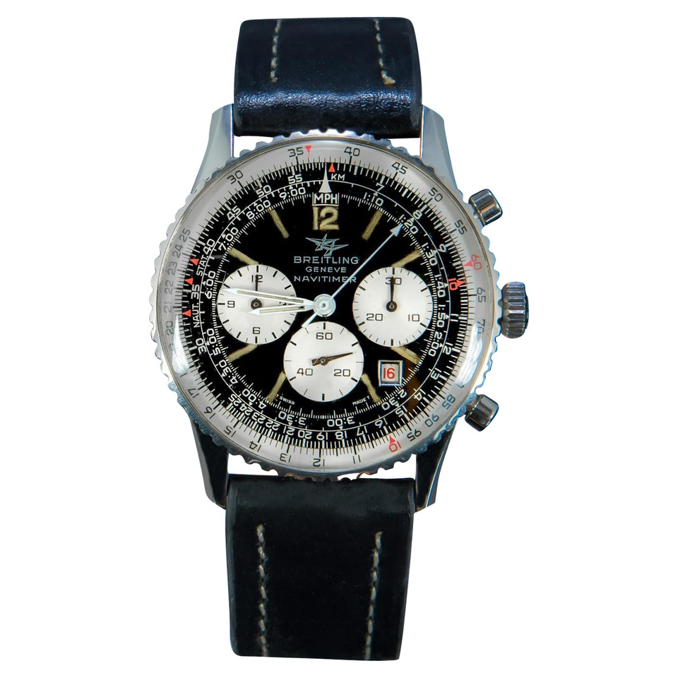 Breitling Watch Leather in Black