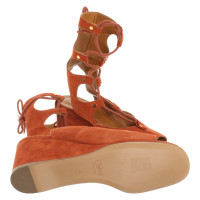 Chloé Sandals Suede in Brown