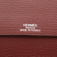 Hermès Borsette/Portafoglio in Pelle in Bordeaux