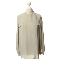 Armani Silk blouse in light gray