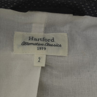 Hartford Gestippelde blazer in grijs