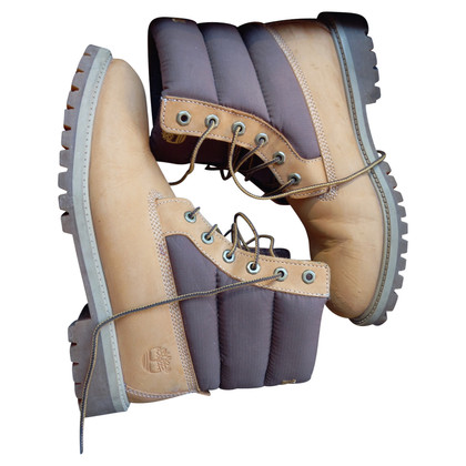 Timberland Chaussures à lacets en Cuir en Beige