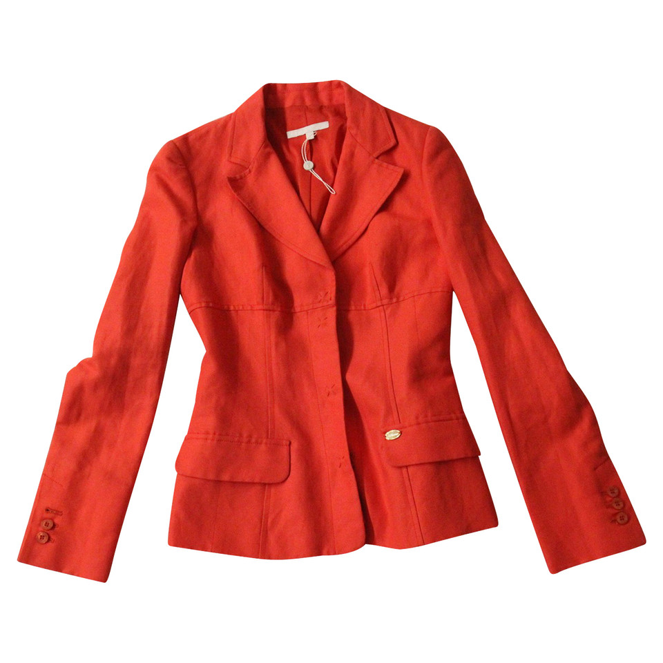 Ferre Linen suit in red