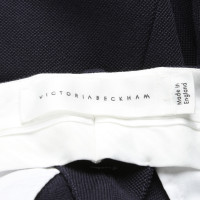 Victoria Beckham Hose aus Wolle in Blau