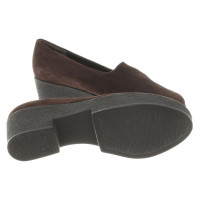 Robert Clergerie High loafers from suede
