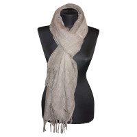 Dondup Wool shawl in gray brown