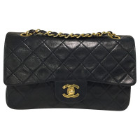 Chanel Classic Flap Bag Small Leer