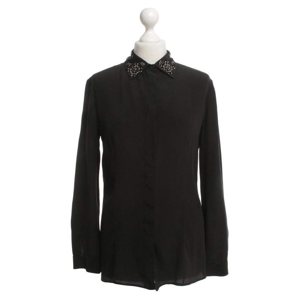 Prada Zijden blouse in zwart