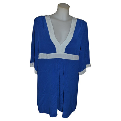 Semi Couture Robe en Soie en Bleu