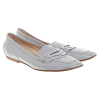 Tod's Slippers/Ballerinas Patent leather in Grey