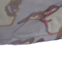 Chanel silk carré scarf with Print