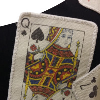 Moschino Top avec motif cartes à jouer