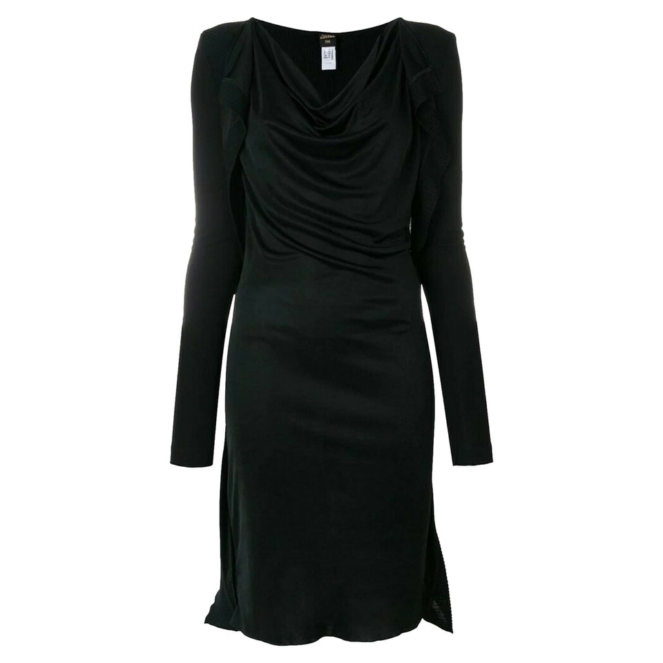 Jean Paul Gaultier Kleid aus Wolle in Schwarz