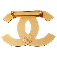Chanel CC logo brooch
