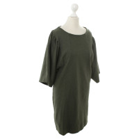Cos Wool Dress in dark green
